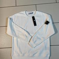 Felpa stone island bianca taglia L nuova