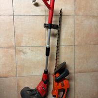 Taglia siepe e decespugliatore, elettrici