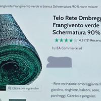 Rotoli di tenda coprente da giardino