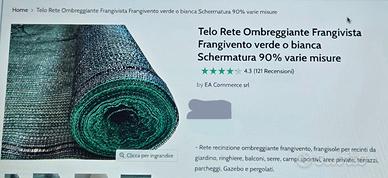 Rotoli di tenda coprente da giardino