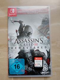 Assassin's Creed III Remastered Nintendo Switch