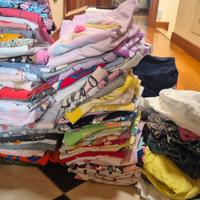 Lotto 100 pz abbigliamento bambina 1.5-2 anni