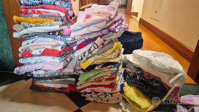 Lotto 100 pz abbigliamento bambina 1.5-2 anni