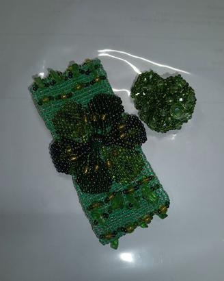 Bracciale e anello perline