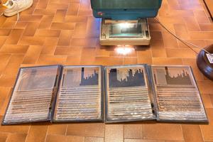 Lettore microfiches officina Lancia vintage