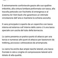 Zaino hannah capacità 30 litri