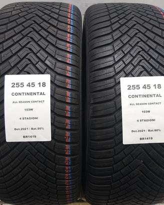 2 GOMME 255 45 18 CONTINENTAL BR1419