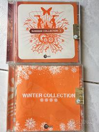 N.2 CD musica Summer Collection e winter collectio