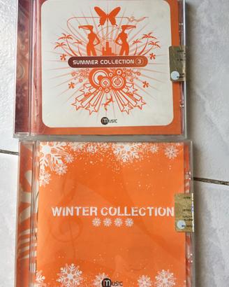 N.2 CD musica Summer Collection e winter collectio