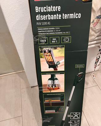 Bruciatore diserbante termico