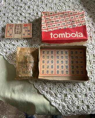 Rara Tombola vintage marca stella anni 50