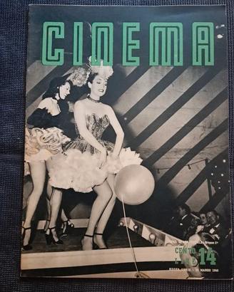 Rivista Cinema 1949 rare magazine