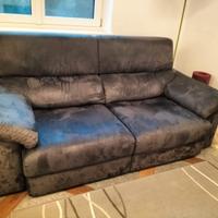 Divano + mobile TV + vetrinetta