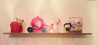 Mensola bianca lunghezza 150 cm x 30 cm × 2 cm