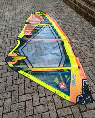 Vela windsurf RRD wave e Slom Point 7 AcK 7.8