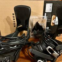 Attacchi Burton Cartel  M Reflex NUOVI!!