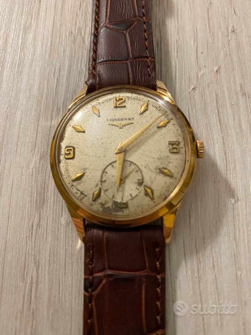 Orologio Longines Oro 18k Vintage Anni 70 Abbigliamento e