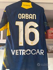 Maglietta Hellas Verona Orban autografata
