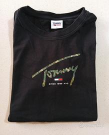 T-shirt Tommy jeans nera taglia M