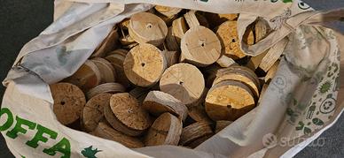 sacco dischi di legno OSB da 6cm