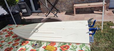 barca a motore 25 cc , mt 1,20