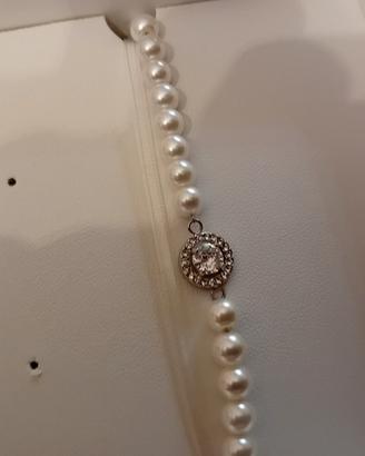 Liu jo Bracciale donna acciaio e perle Essential 