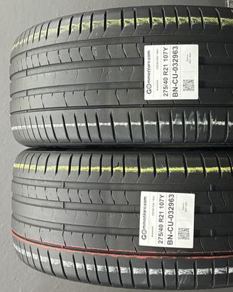 2 Pneumatici 275/40 R21 Pirelli Pzero Pz4 * Rsc