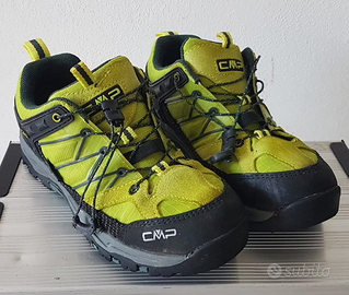 Scarpe da montagna CMP color lime. TG. 34