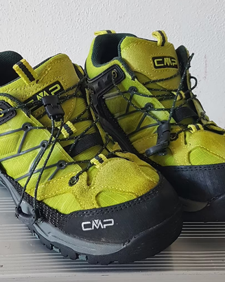 Scarpe da montagna CMP color lime. TG. 34