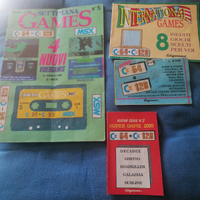 Lotto 4 manuali per giochi commodore 64-128