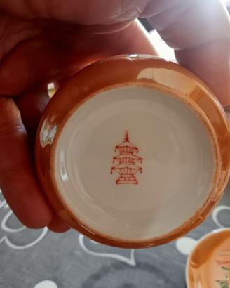 Servizio da caffè orientale vintage