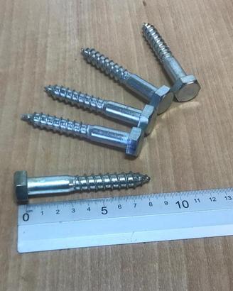 5B Viti Tirafondi viti per legno 12x80 Pz 87