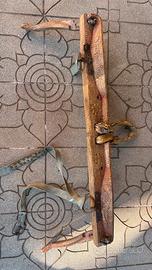 Giogo intarsiato anni 50 Restaurato