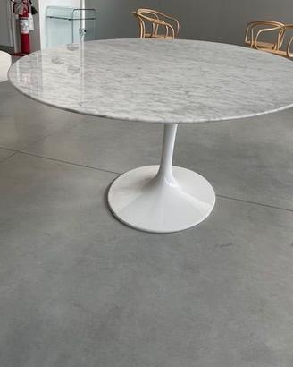 1 Tavolo Saarinen versione 199x121 Marmo Carrara