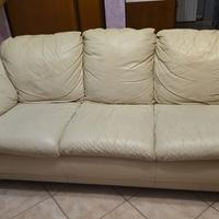 Divano 3 posti pelle
