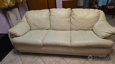 Divano 3 posti pelle