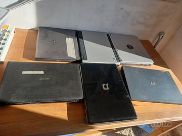 Lotto 10 Notebook pc Acer Toshiba hp