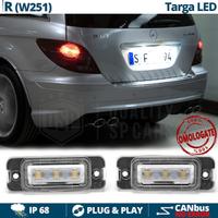 Luci TARGA LED Mercedes classe R Placchette CANBUS