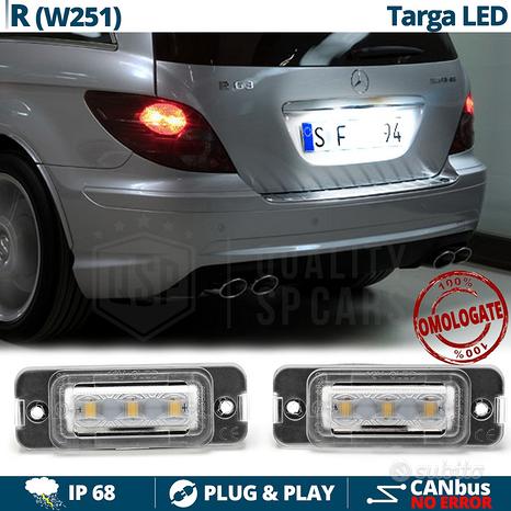 Luci TARGA LED Mercedes classe R Placchette CANBUS