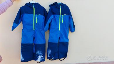 N.2 tute da sci bambino 4 anni misura 98/104  Euro