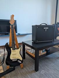 Amplificatore Boss Katana e Stratocaster Eko S300