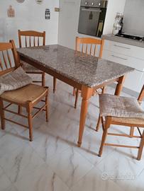 tavolo +sedie 