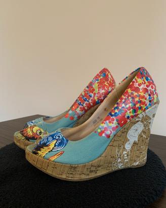 Scarpe donna con zeppa