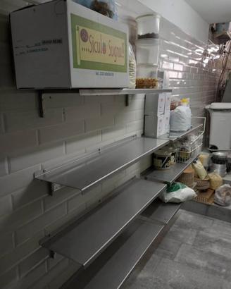 Mensole acciaio inox