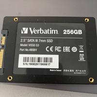 Hdd sata verbatim 256 gb
