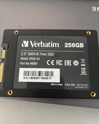 Hdd sata verbatim 256 gb