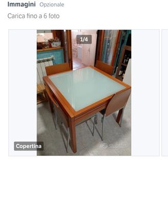 Tavolo e sedie