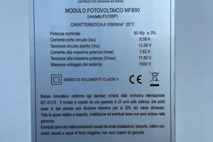 Pannello FTV - 90watt CBE e booster PBS90