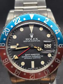 Rolex GMT 16750 vetro plastica scatto rapido origi