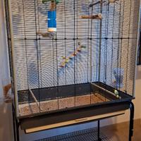 Voliera Planeta Ferplast con carrello